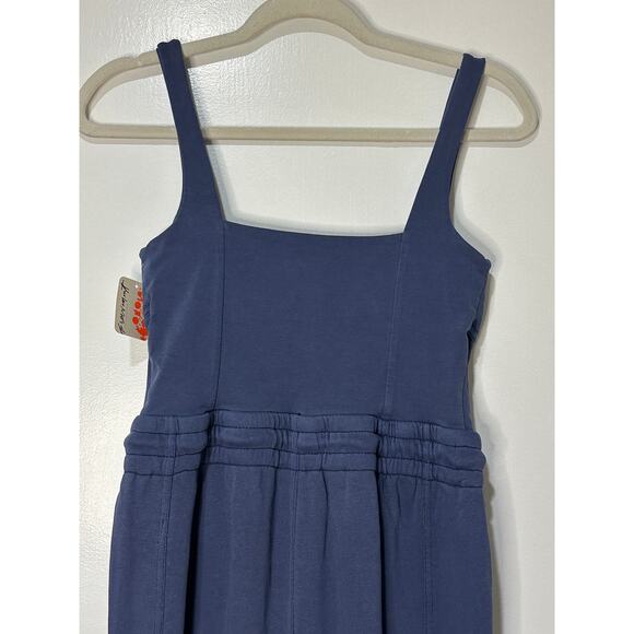 Free People Inbound Onesie Midnight Navy Size Small NWT Chic Comfy Stretchy - Picture 11 of 16